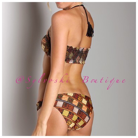 🔥Tigerlily 2 Piece Boho Bandeau SwimSuit Set NWT - Picture 5 of 8